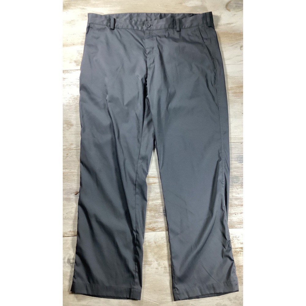 Nike Golf Dri-FIT Mens Gray Performance Flat Front Pants 38x30